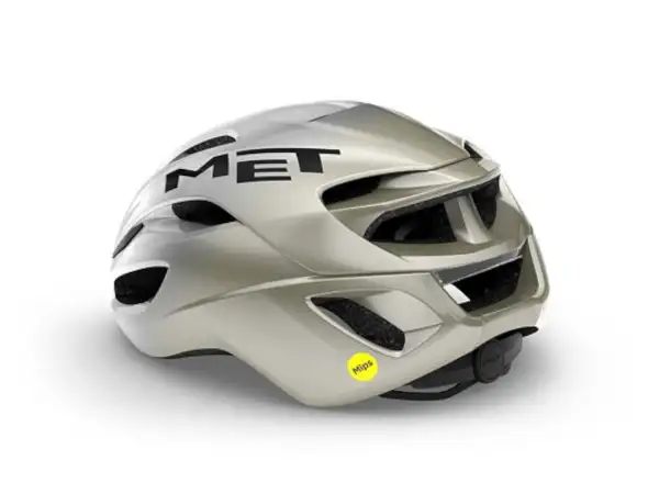 MET Rivale MIPS prilba Silver Gray/Glossy
