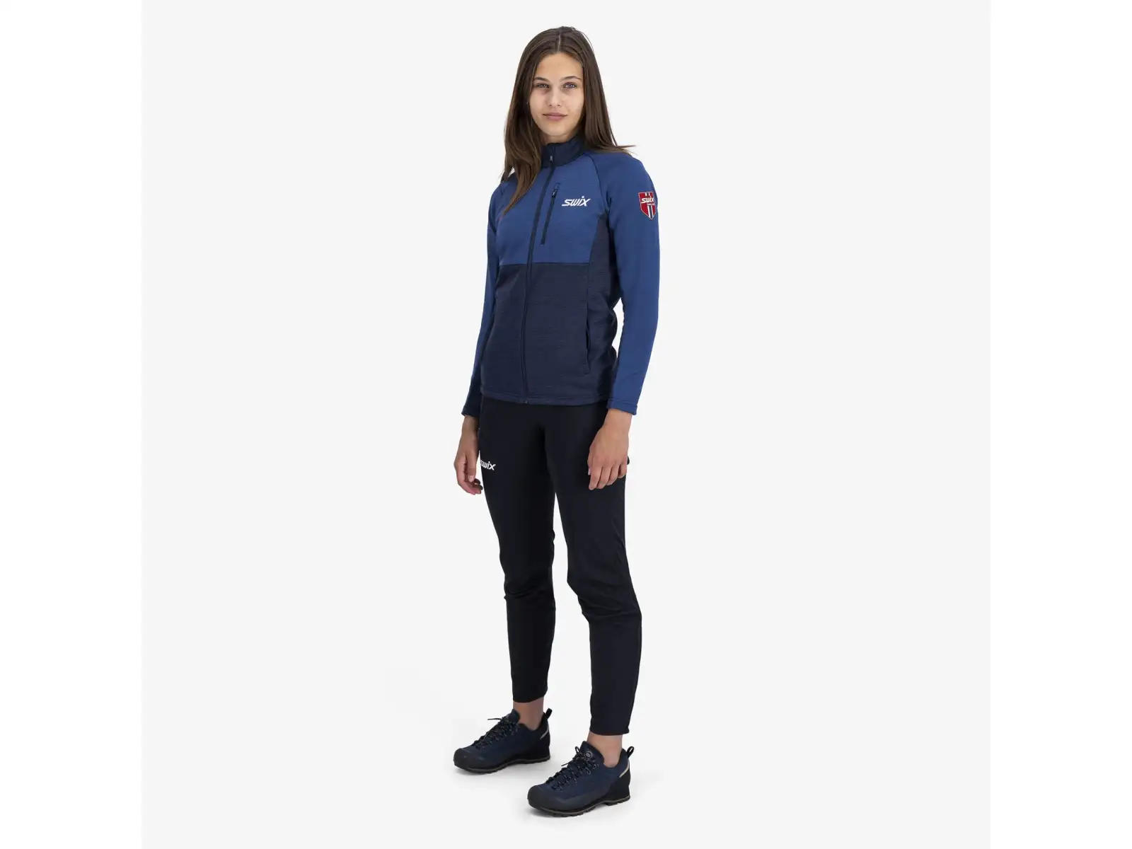 Swix Infinity Midlayer dámska mikina Lake Blue