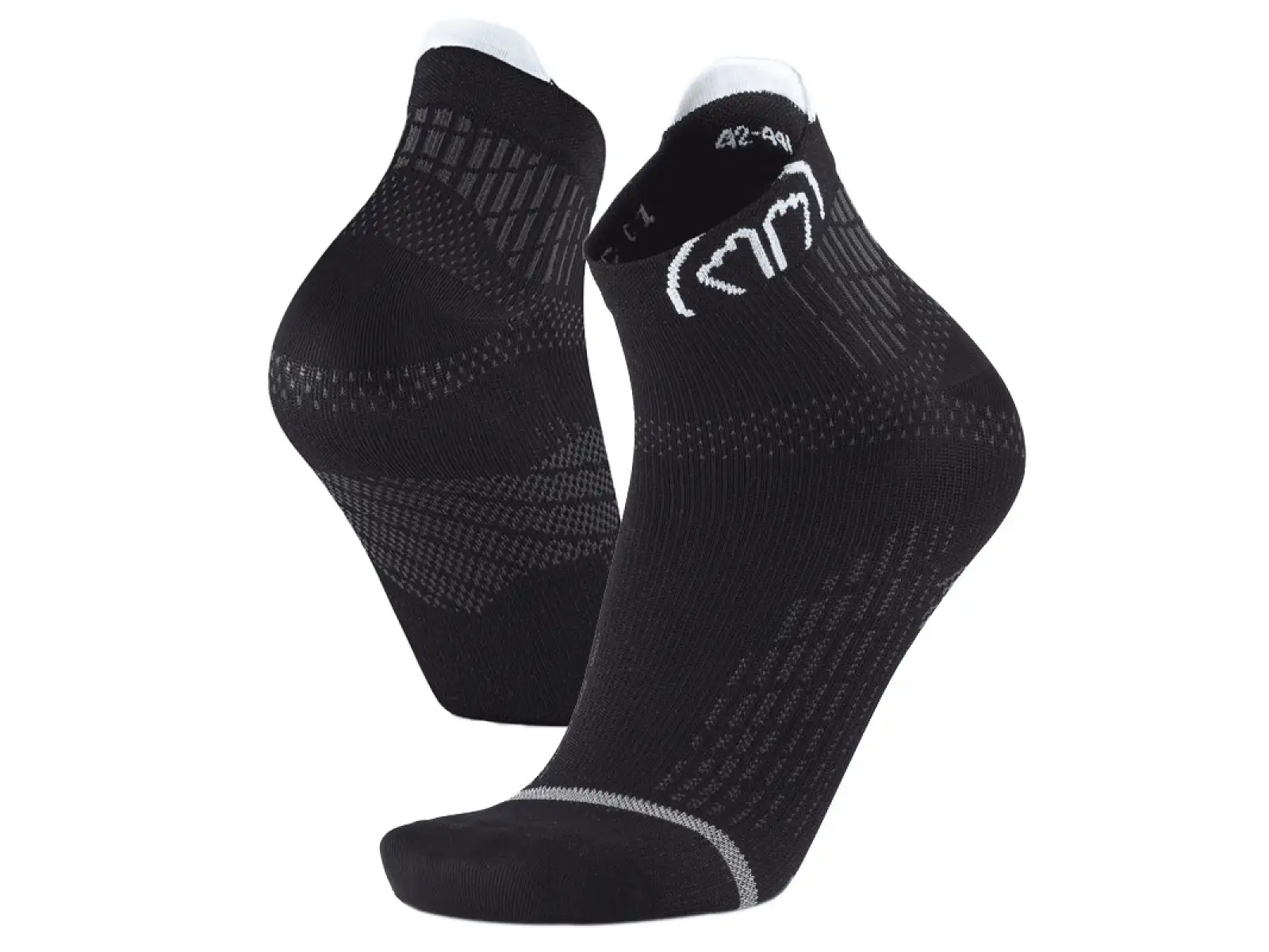 Anatomické členkové ponožky Sidas Run Black