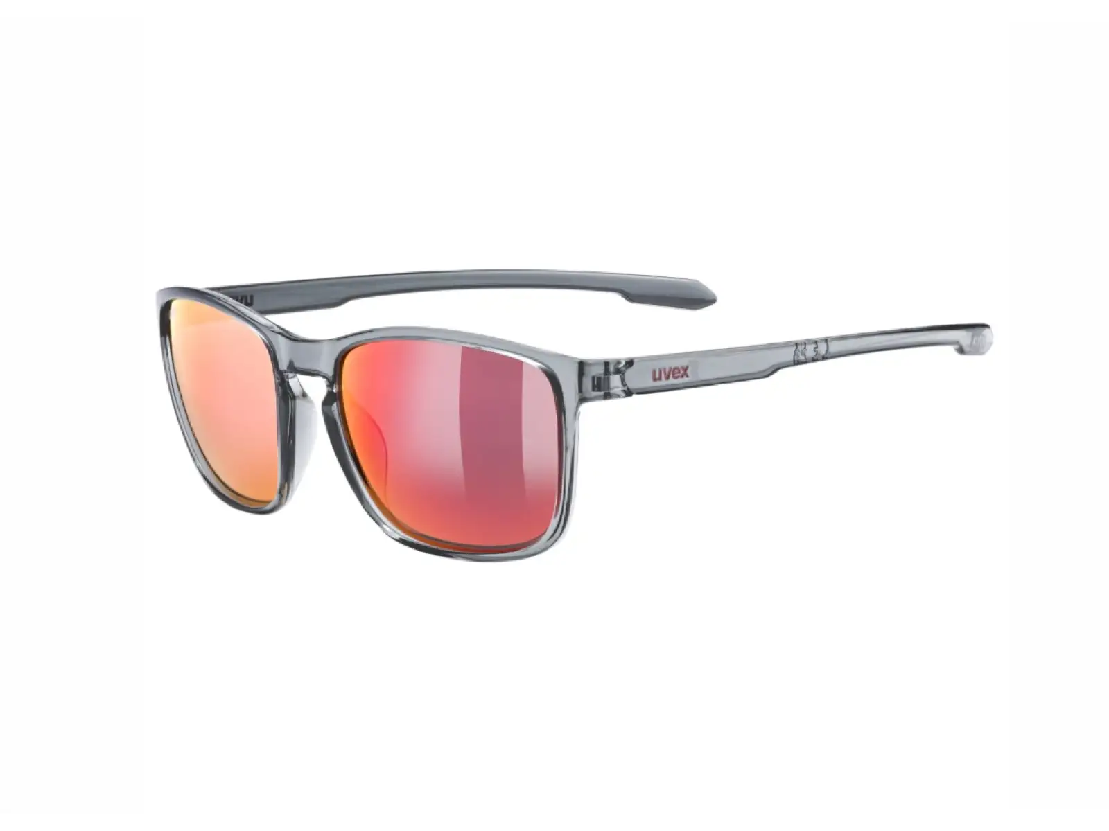Uvex LGL 52 okuliare Smoke/Mirror Red