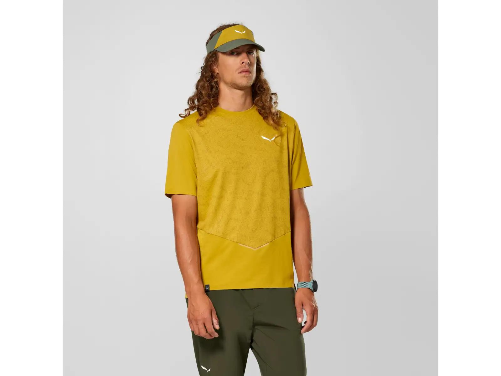 Salewa Pedroc Tech Dry pánske tričko Olive Oil