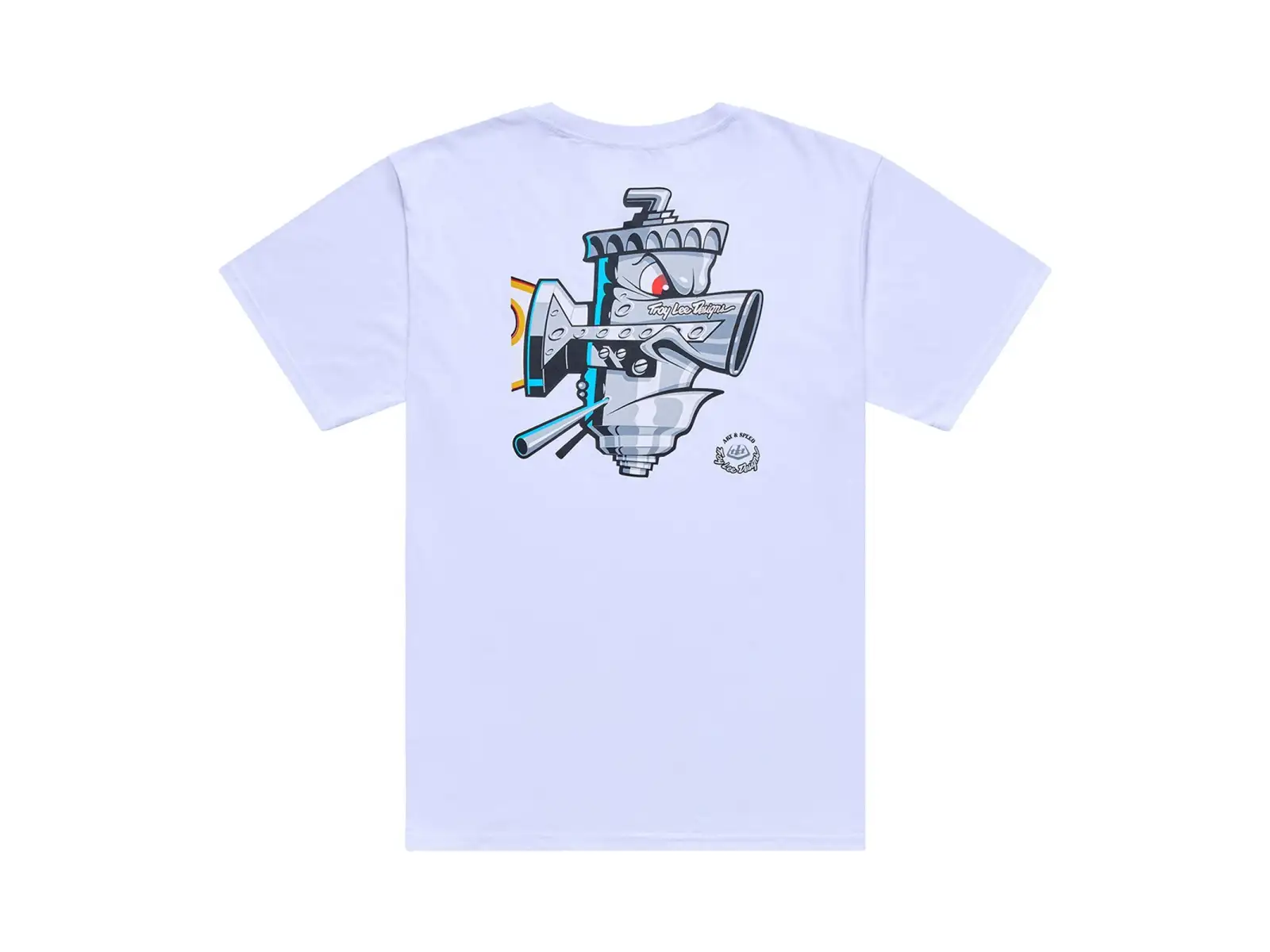 Troy Lee Designs Carb Club pánske tričko krátky rukáv White