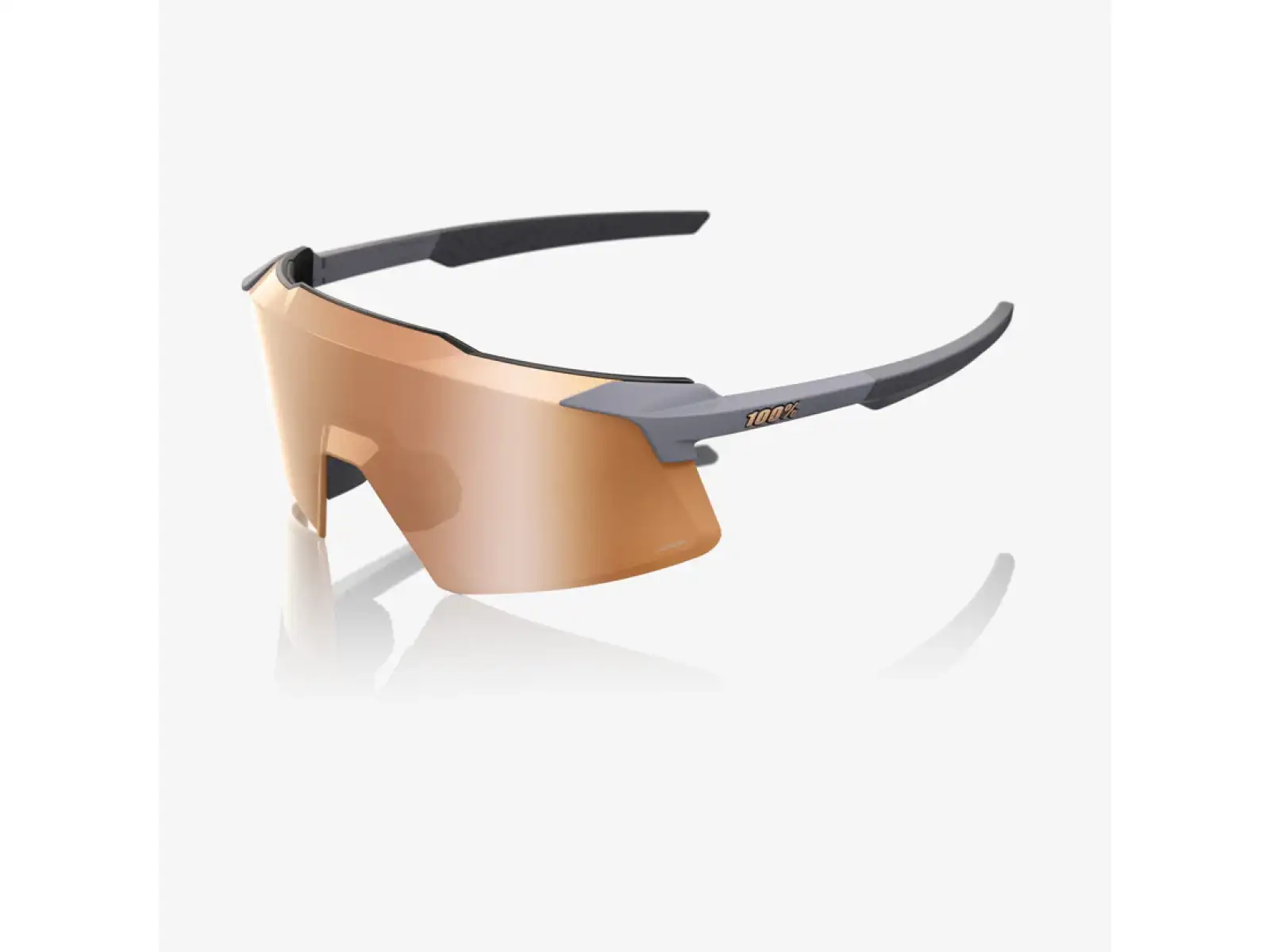 100% Aerocraft slnečné okuliare Soft Tact Grey/HiPER Copper Mirror