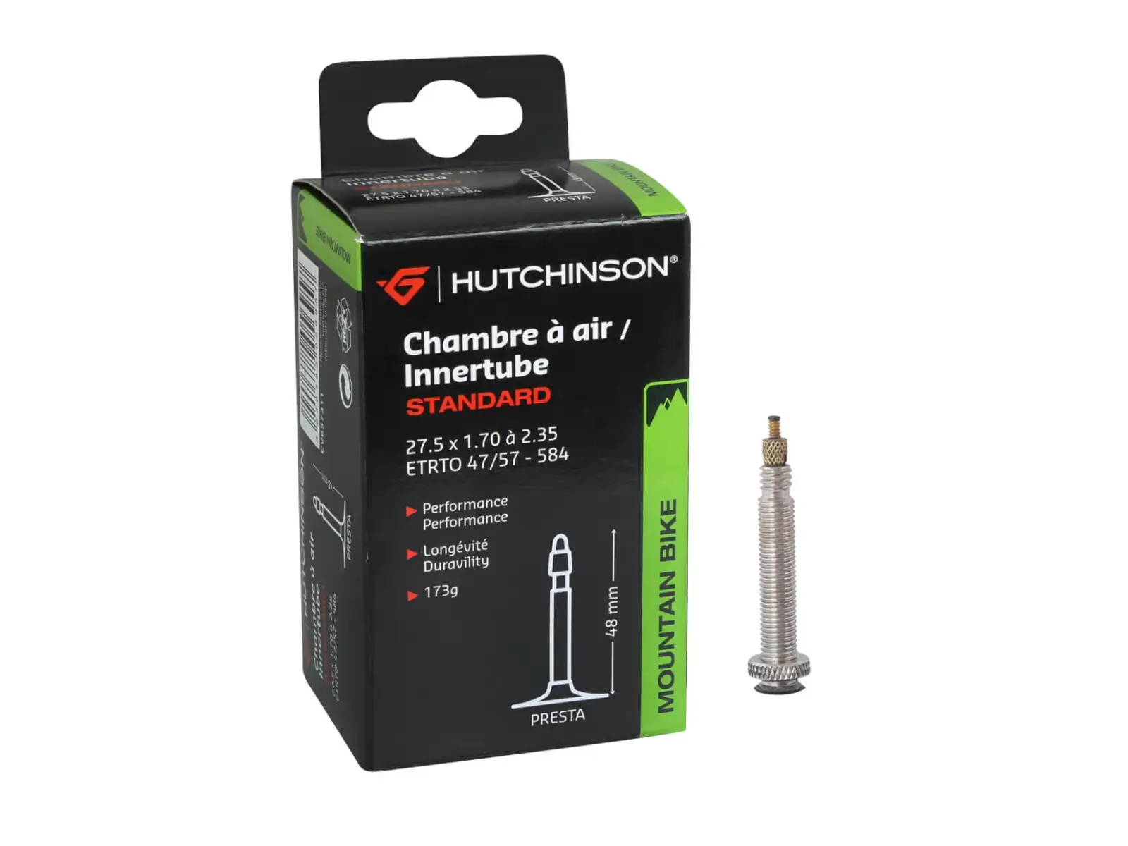 Hutchinson Standard MTB duša 27,5x1,70-2,35" galuskový ventil 48 mm