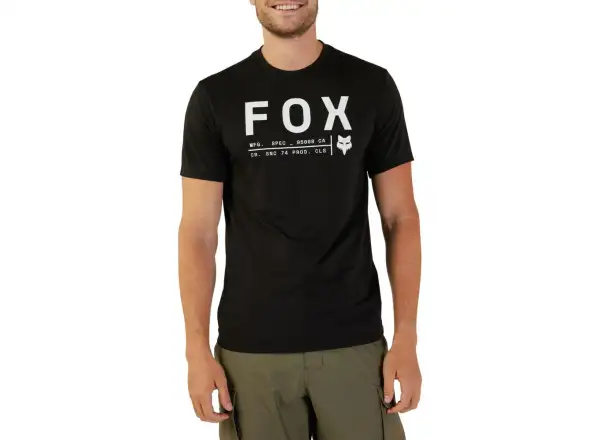 Fox Non Stop Tech pánske tričko krátky rukáv Black