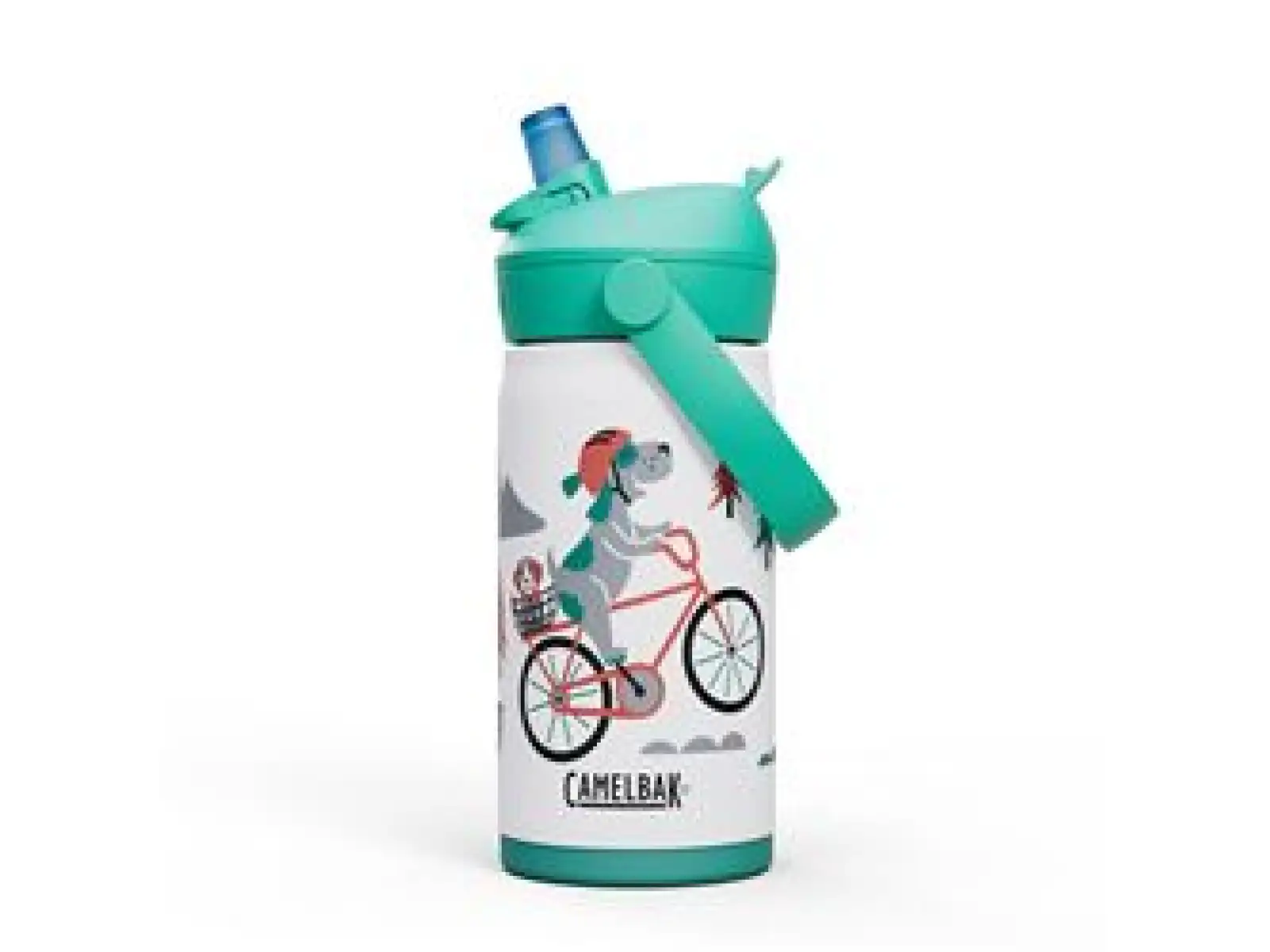 Camelbak Thrive Flip Straw Kids VSS fľaša 0,35 l Biking Dogs