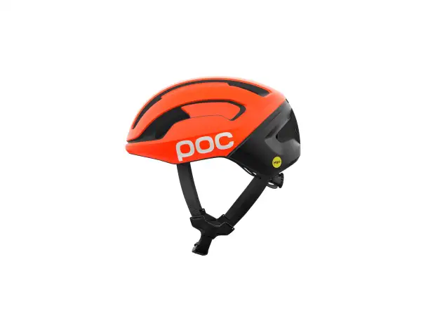 POC Omne Beacon MIPS cestná prilba Fluorescent Orange Matt/Uranium Black Matt