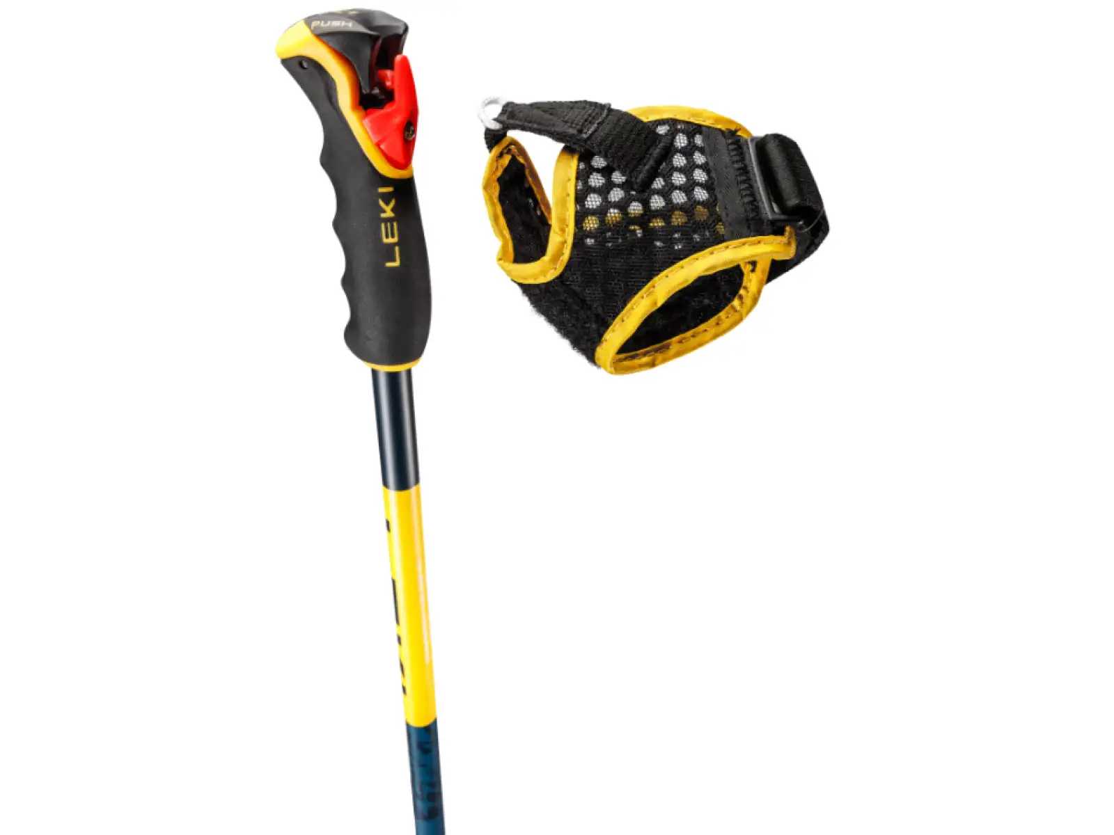 Leki Spitfire Vario 3D zjazdové palice Denimblue/Aegeanblue/Mustardyellow