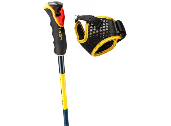 Leki Spitfire Vario 3D zjazdové palice Denimblue/Aegeanblue/Mustardyellow