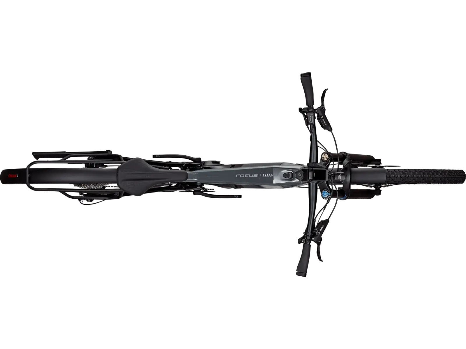 Focus Thron2 6.8 EQP DI 750 Wh celoodpružený elektrobicykel Slategrey/Magicblack