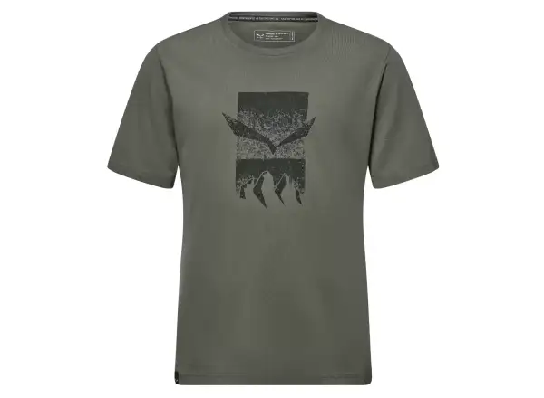 Salewa Eagle 3 Cime pánske tričko krátky rukáv Faded Green