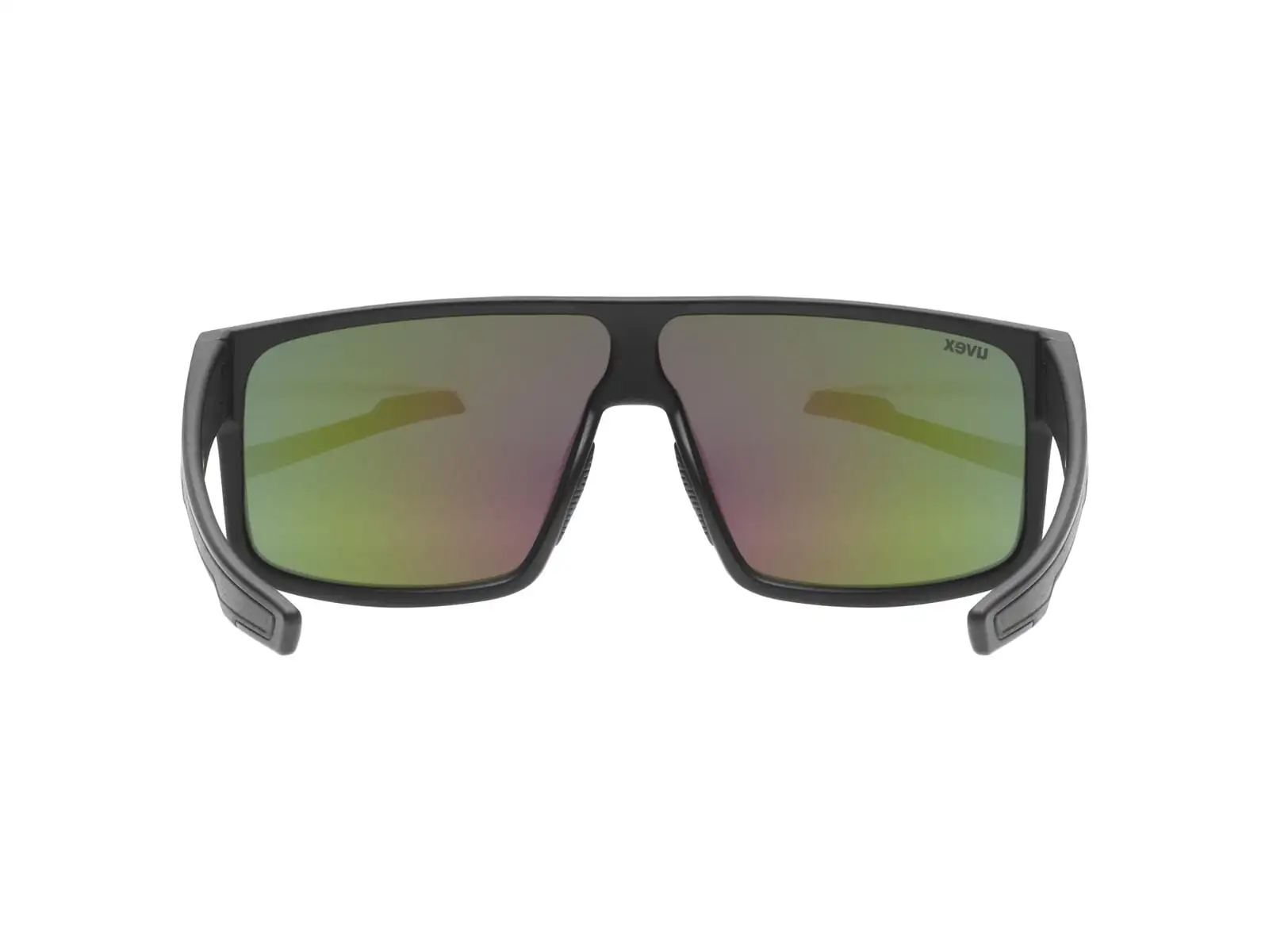 Uvex LGL 51 cyklistické okuliare Black Mat/Mirror Green