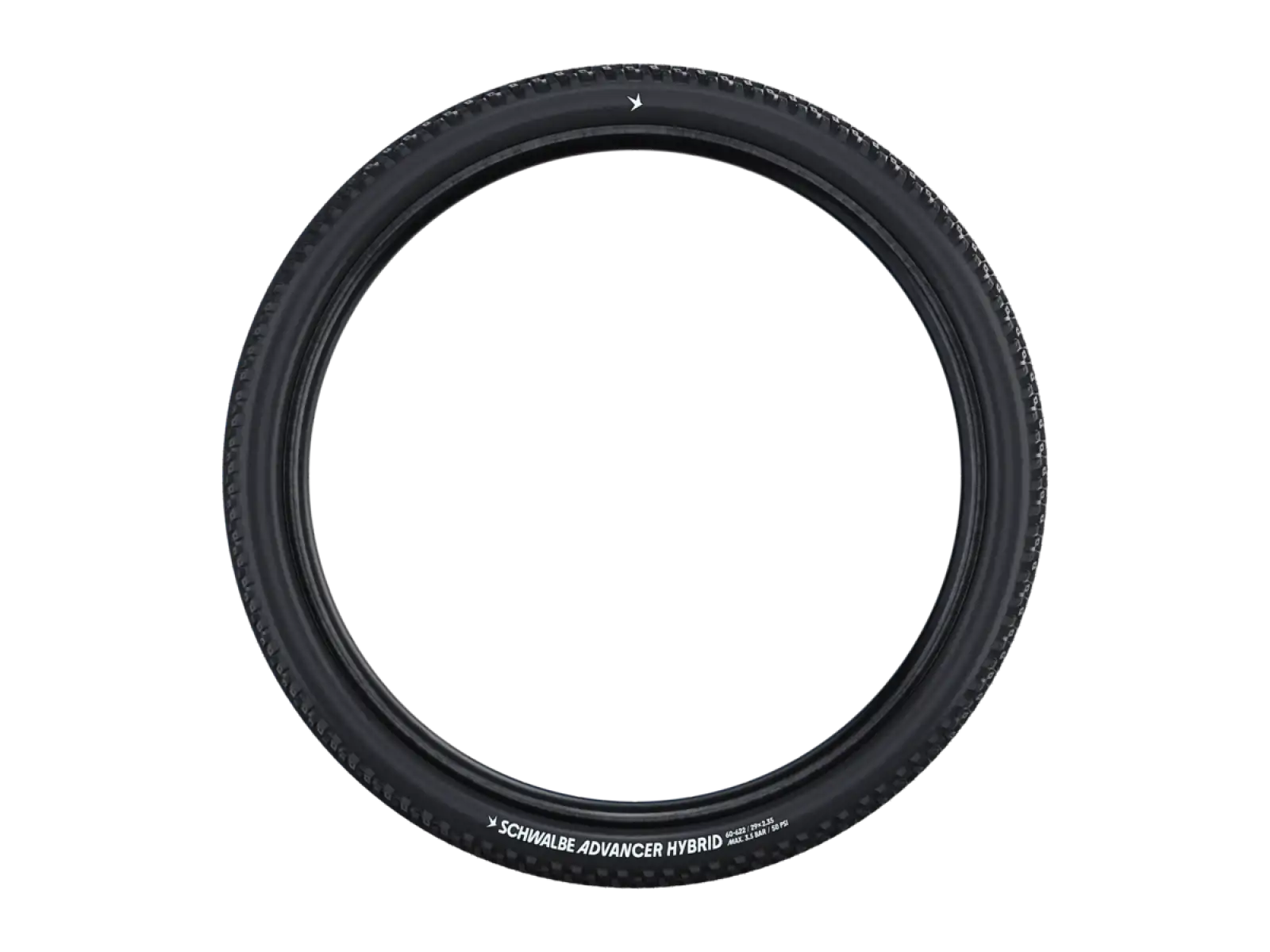 Schwalbe Advancer Hybrid Active PunctureGuard E-50 29" MTB plášť drôt Black Reflex