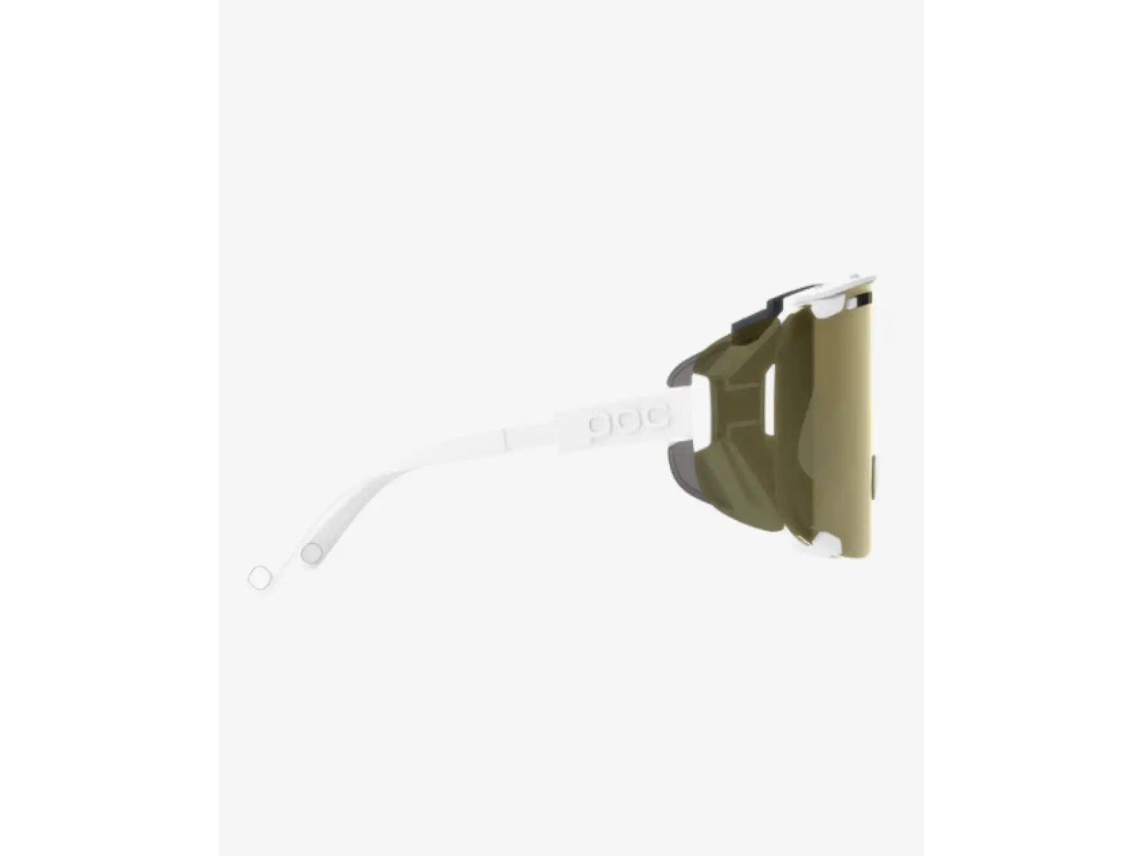 POC Devour cyklistické okuliare Glacial Hydrogen White
