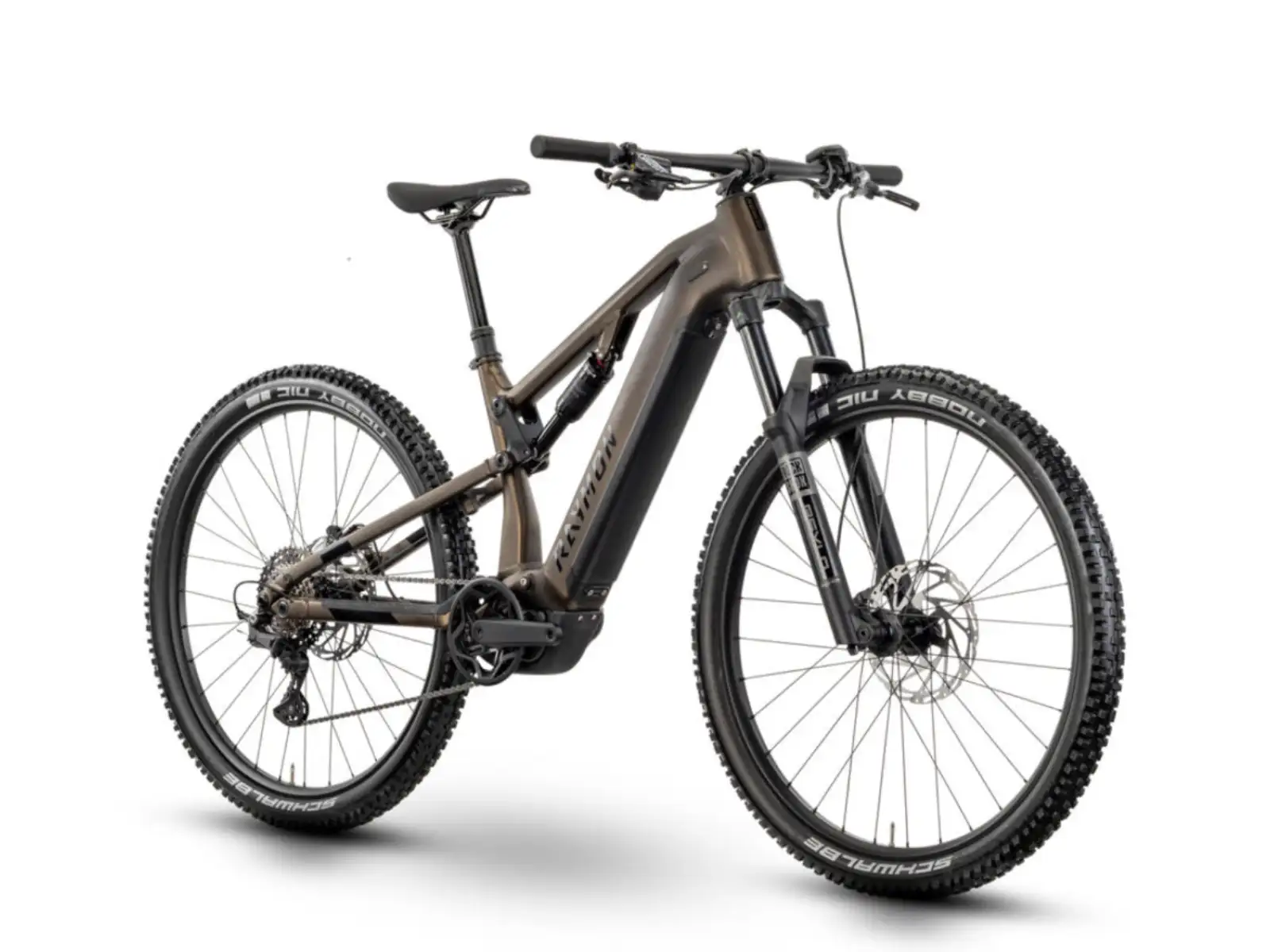 Raymon Trailray 120 Pro celoodpružený elektrobicykel Tenmokubrown