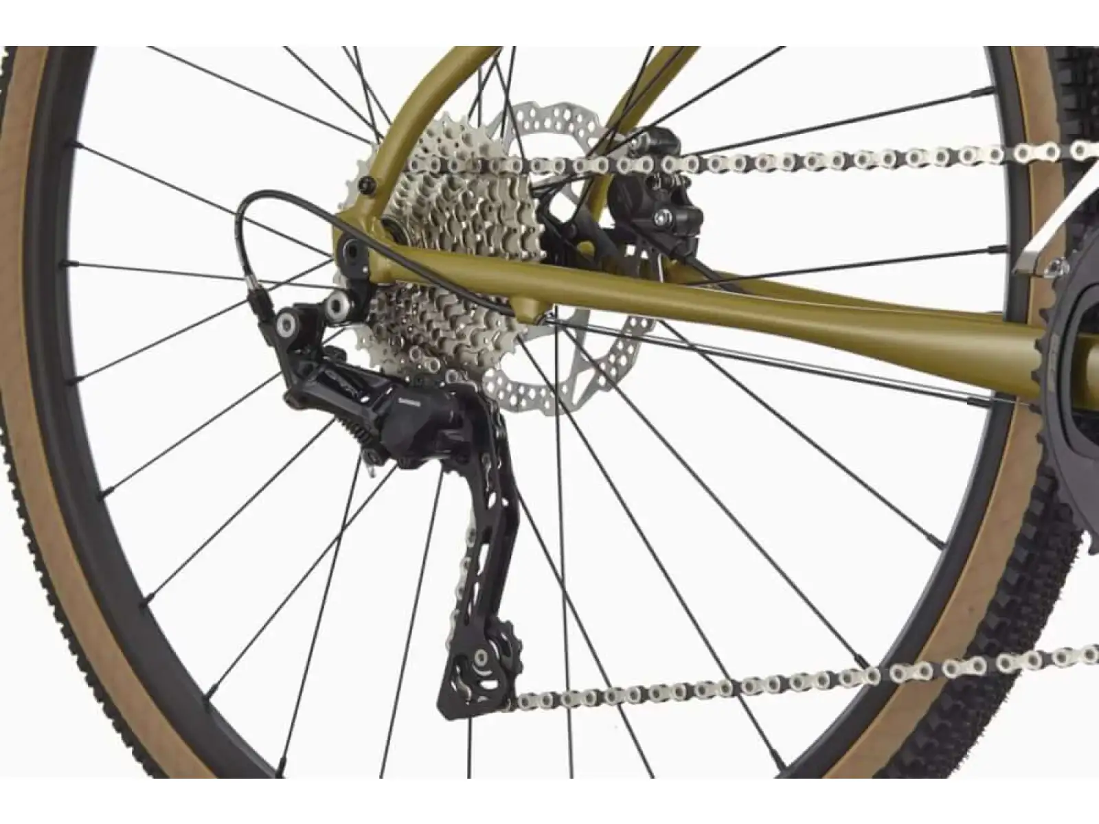 Cannondale Topstone 2 gravel bike Olive Green