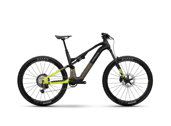Haibike Lyke CF 11 430 Wh celoodpružený elektrobicykel Carbon/Sand/Lime Gloss