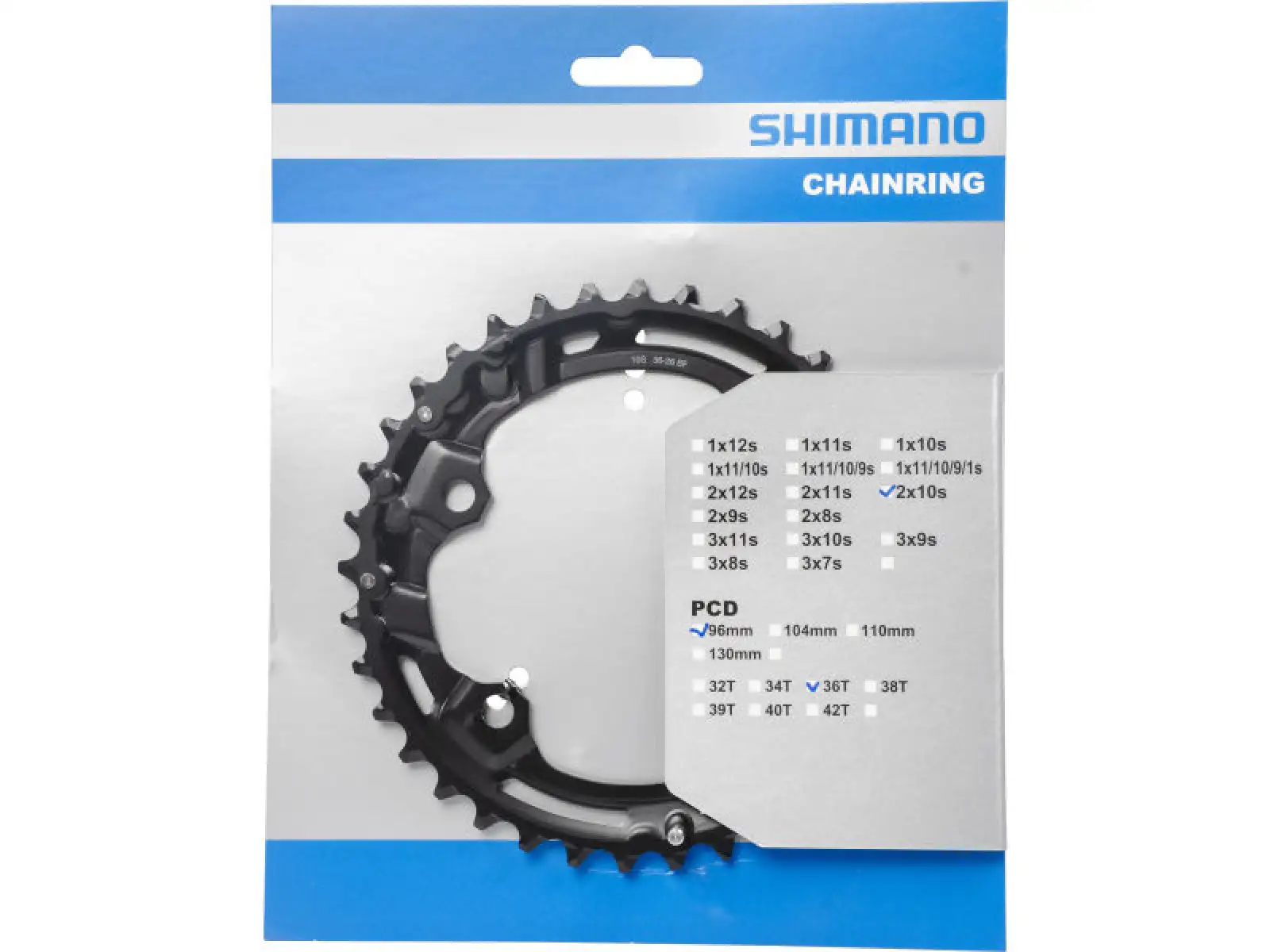 Shimano Deore FC-M4100-2/M4100-B2 prevodník 2x10 sp. 36 zubov