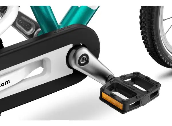 Woom GO 2 Metallic Turquoise 14 detský bicykel