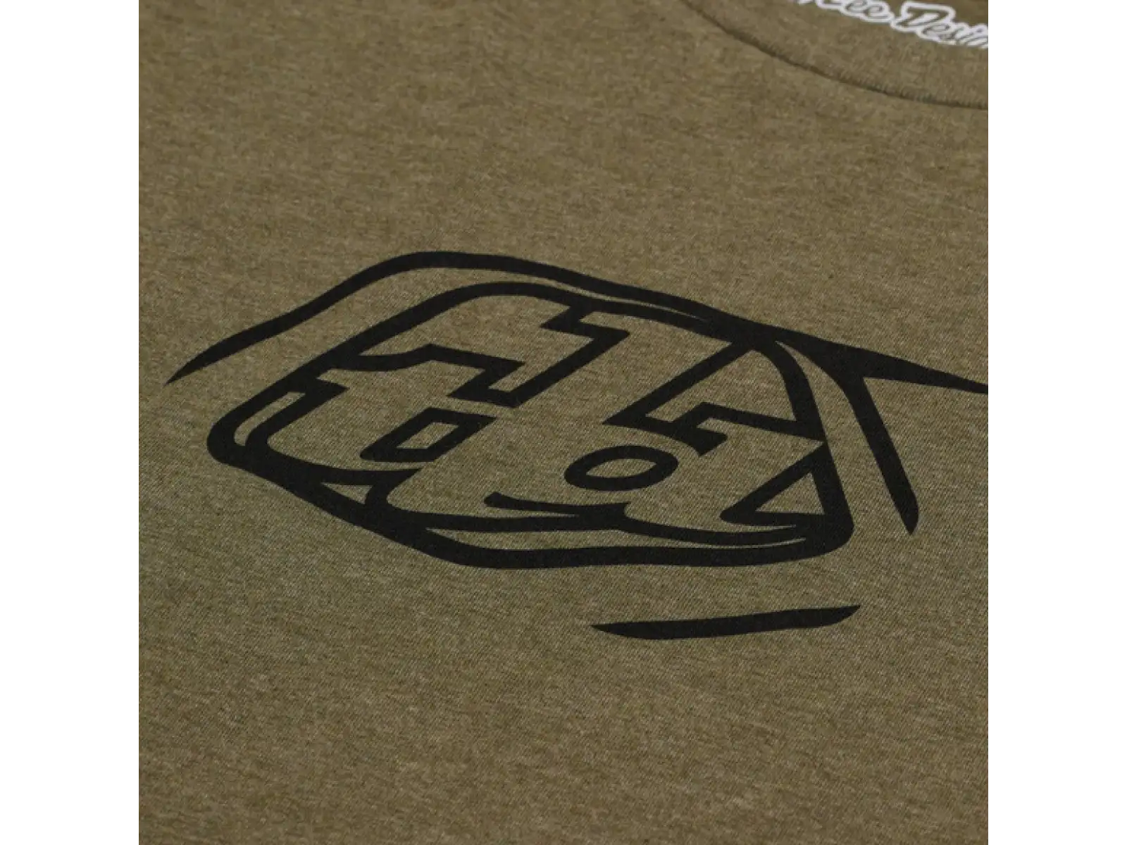 Troy Lee Designs Badge tričko krátky rukáv Olive Heather