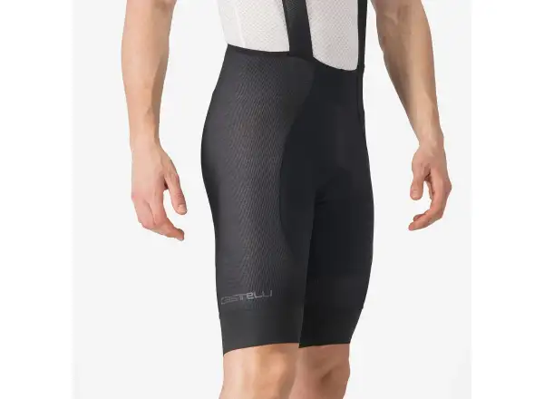 Castelli A/C pánske kraťasy s vložkou a trakmi Black