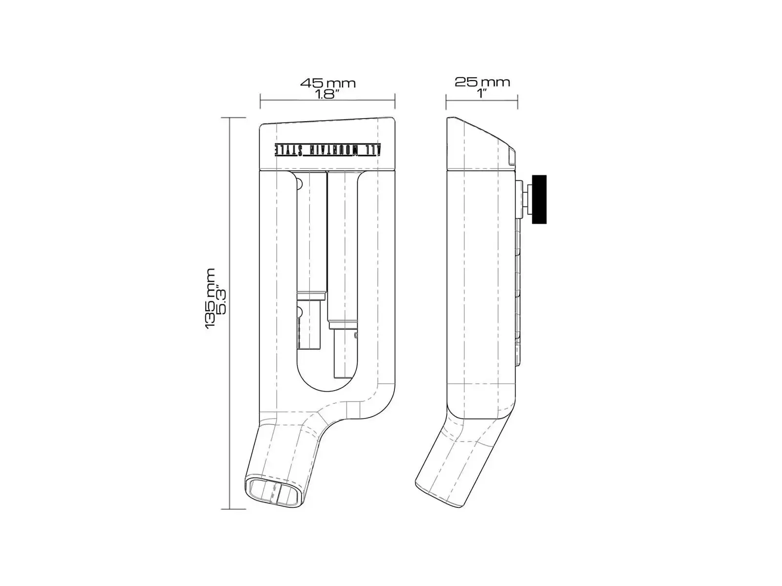 All Mountain Style Kickstand stojan na bicykel