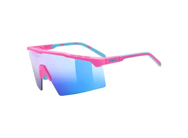 Uvex Flowline slnečné okuliare Pink Matt/Mirror Blue