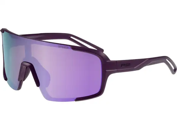 R2 Impulse slnečné okuliare čierna fialová/hnedá/purpurový chróm