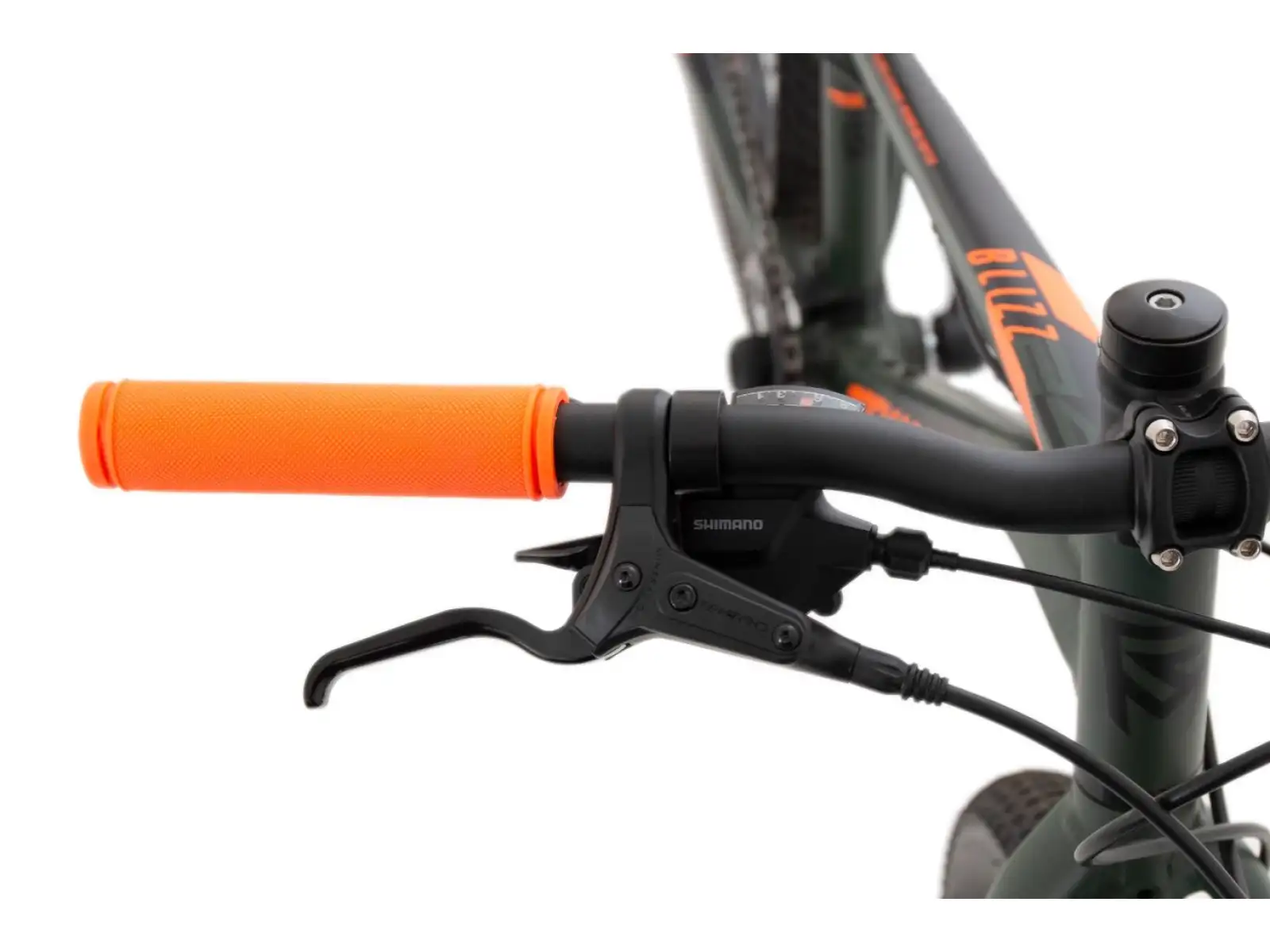 Rock Machine Blizz 24" HD detský horský bicykel khaki/oranžová