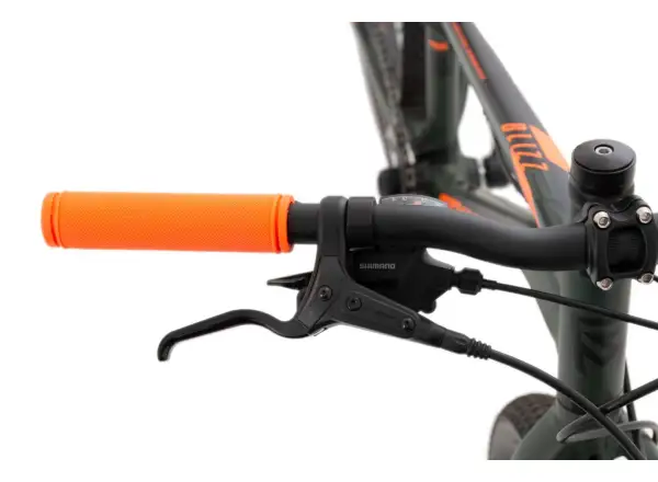 Rock Machine Blizz 24" HD detský horský bicykel khaki/oranžová