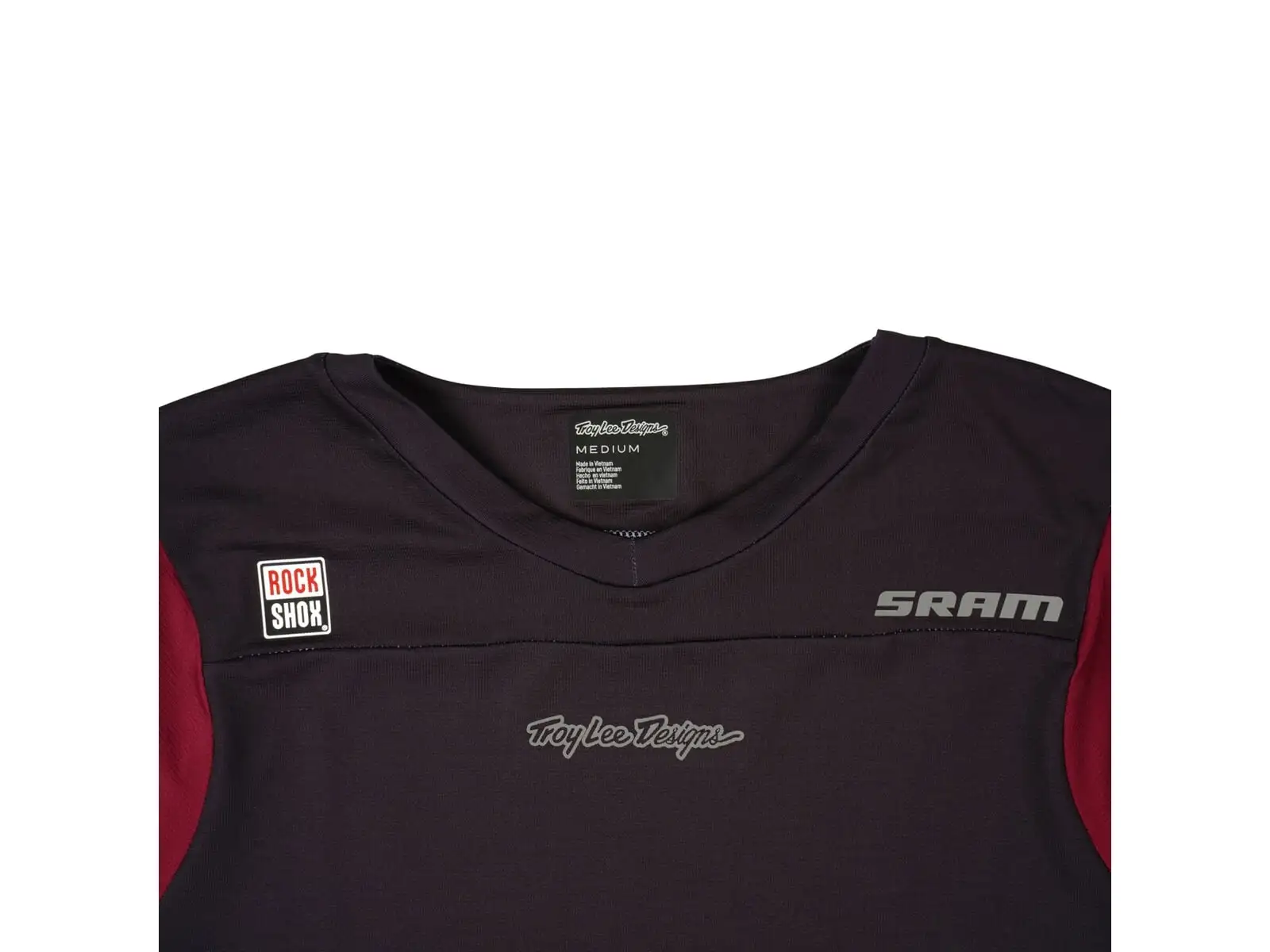 Troy Lee Designs x SRAM Skyline pánsky dres krátky rukáv Radioscape Black/Berry