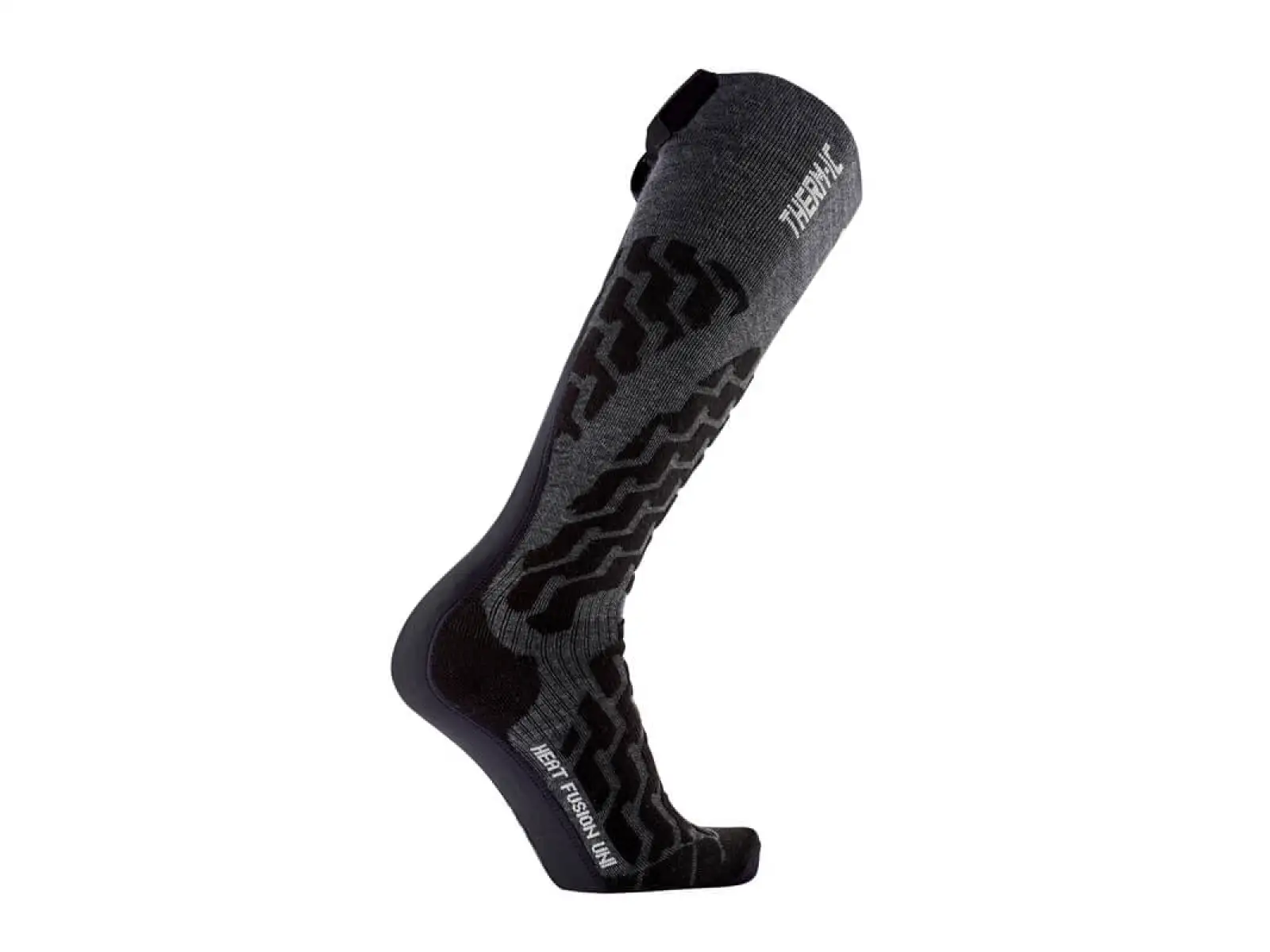 Thermic PowerSock Heat Fusion Uni V2 vyhrievané ponožky čierna/sivá