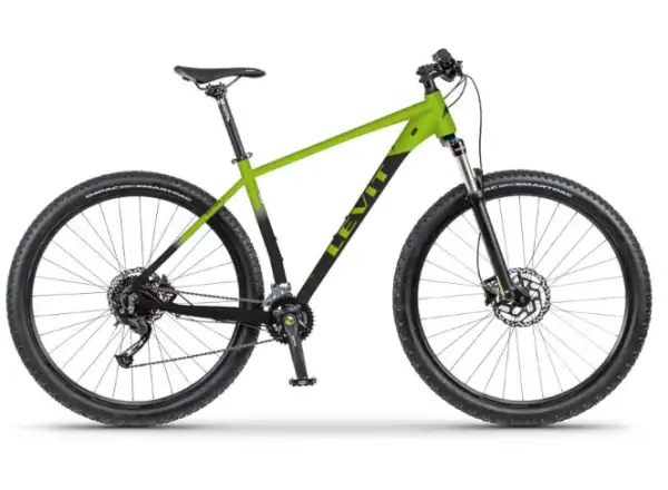Horský bicykel Levit Notos 7 27,5 Lime Black Pearl