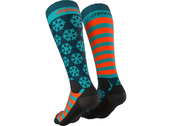 Dynafit FT Graphic Ponožky Storm Blue/Flag