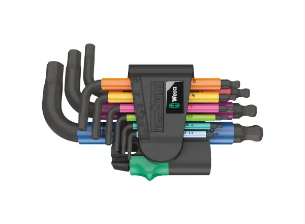 Wera 950/9 Hex-Plus Multicolour 2 imbusové L-kľúče krátke sada 9 ks