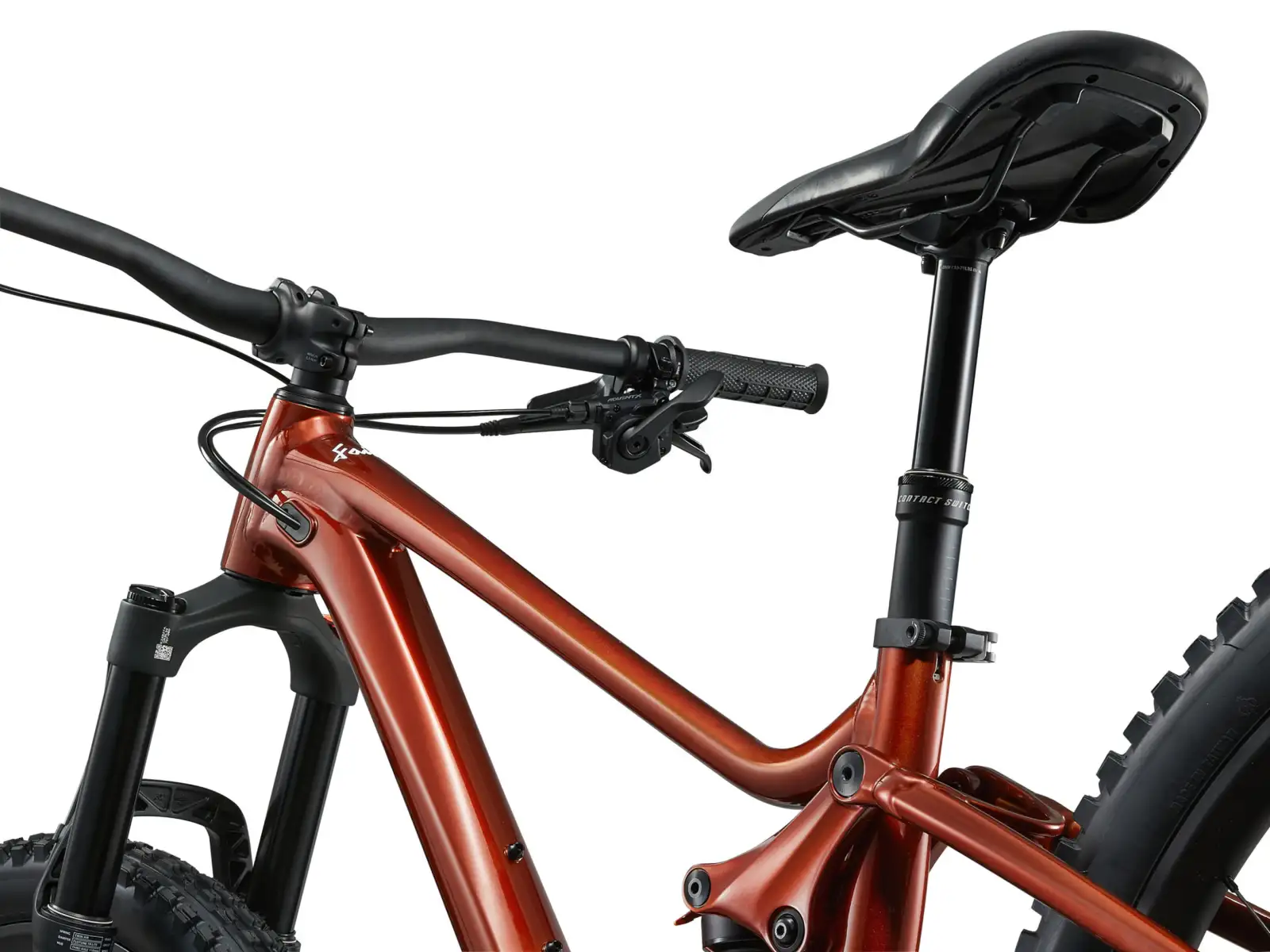 Giant Faith 27,5"/26" detský celoodpružený bicykel Copper