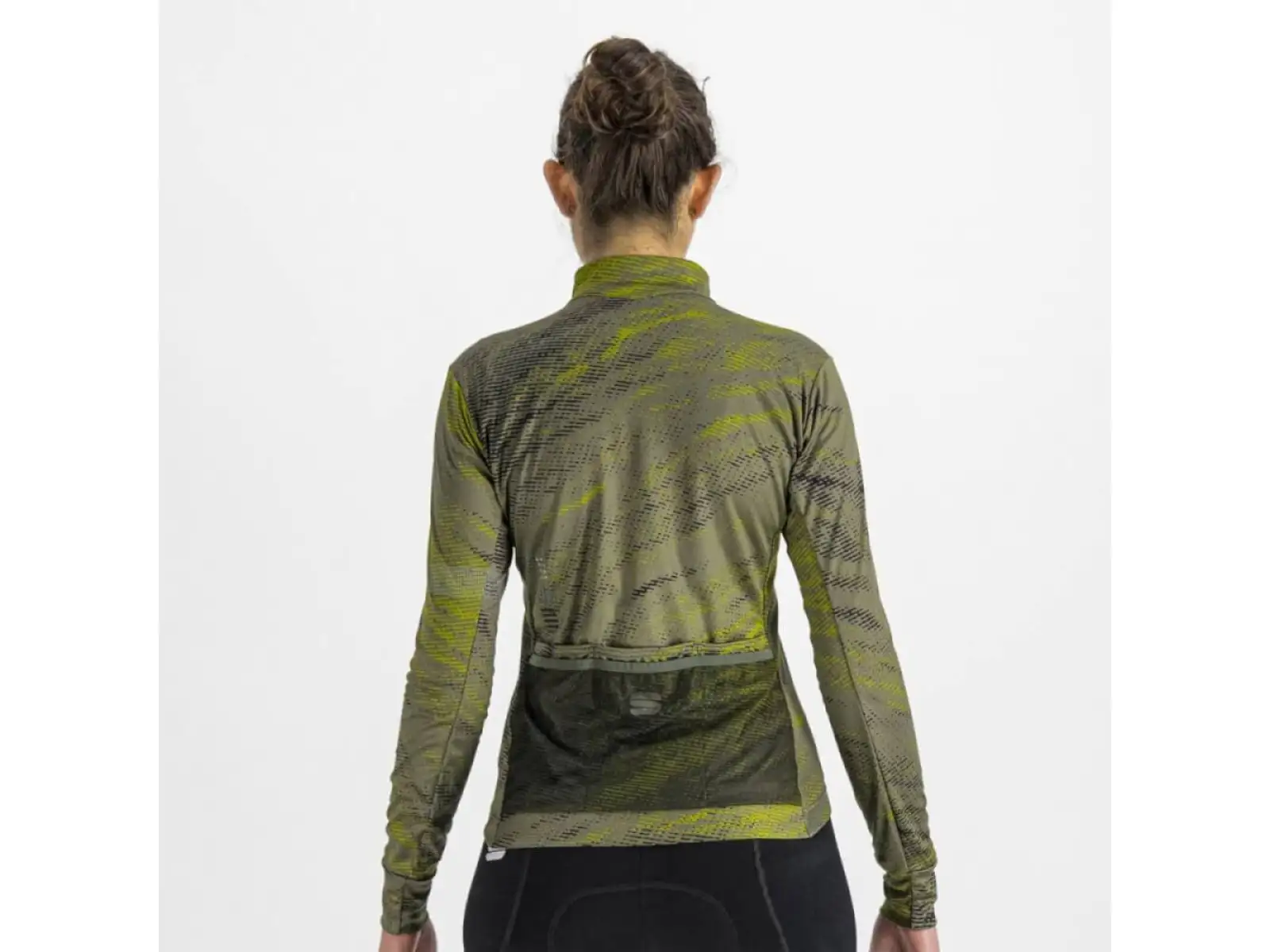 Sportful Cliff Supergiara Thermal dámsky dres s dlhým rukávom beetle guacamole black