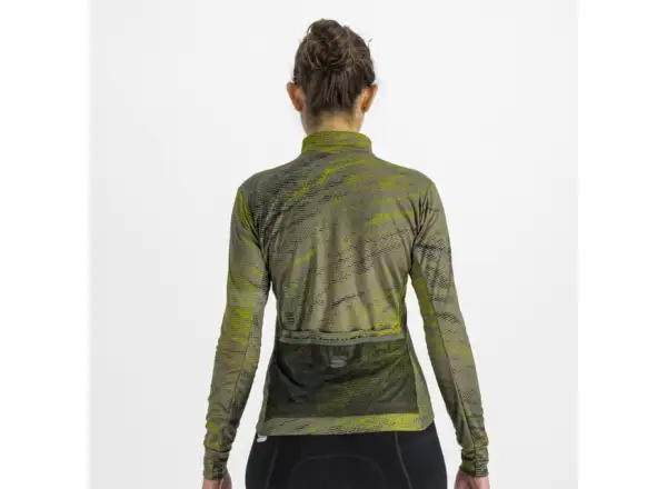 Sportful Cliff Supergiara Thermal dámsky dres s dlhým rukávom beetle guacamole black