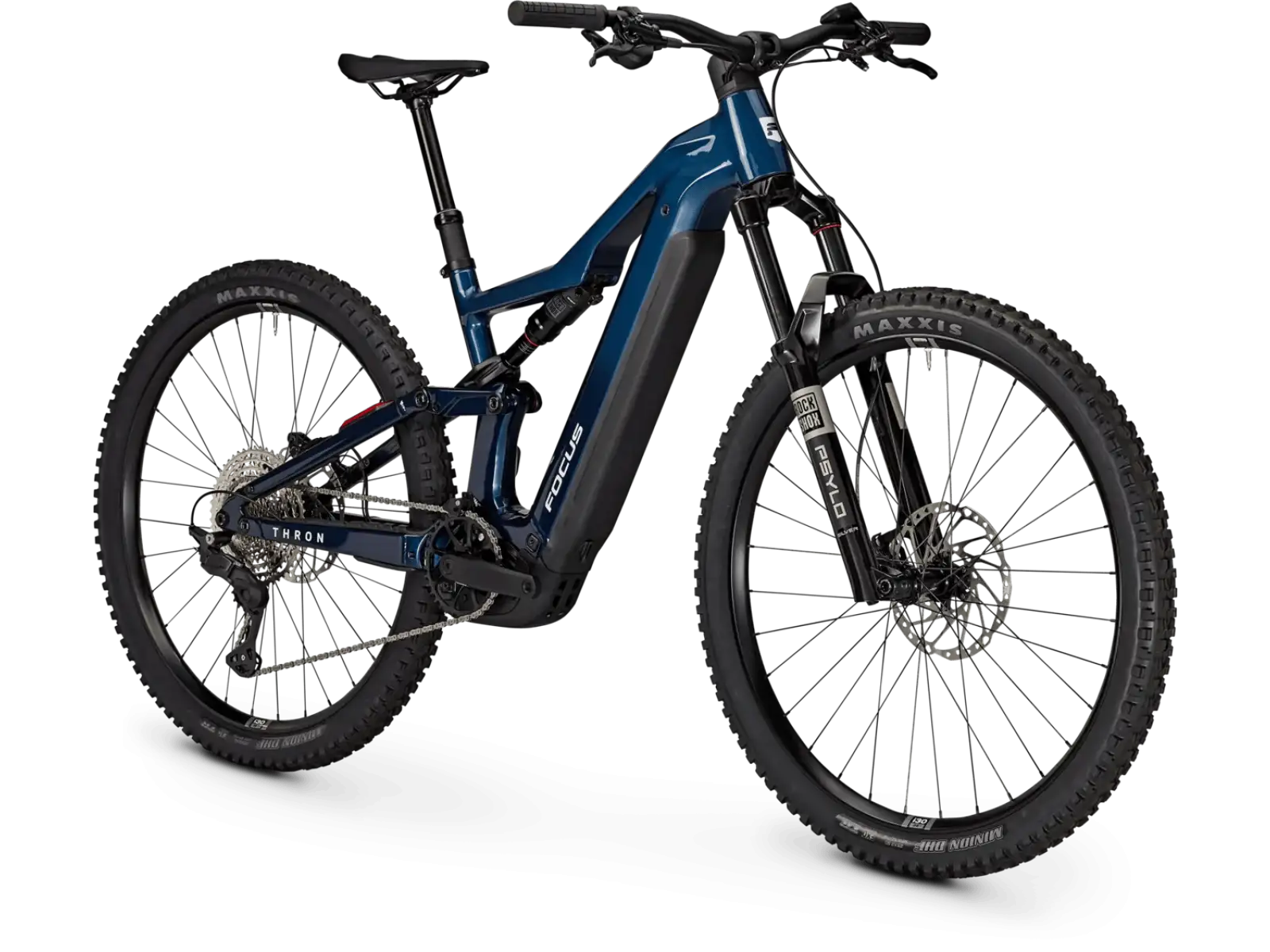 Focus THRON 8 800Wh celoodpružený elektrobicykel Azurblue / Sydneyblue
