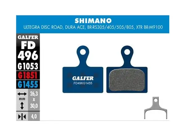 Galfer FD496 Road G1455 brzdové doštičky pre Shimano