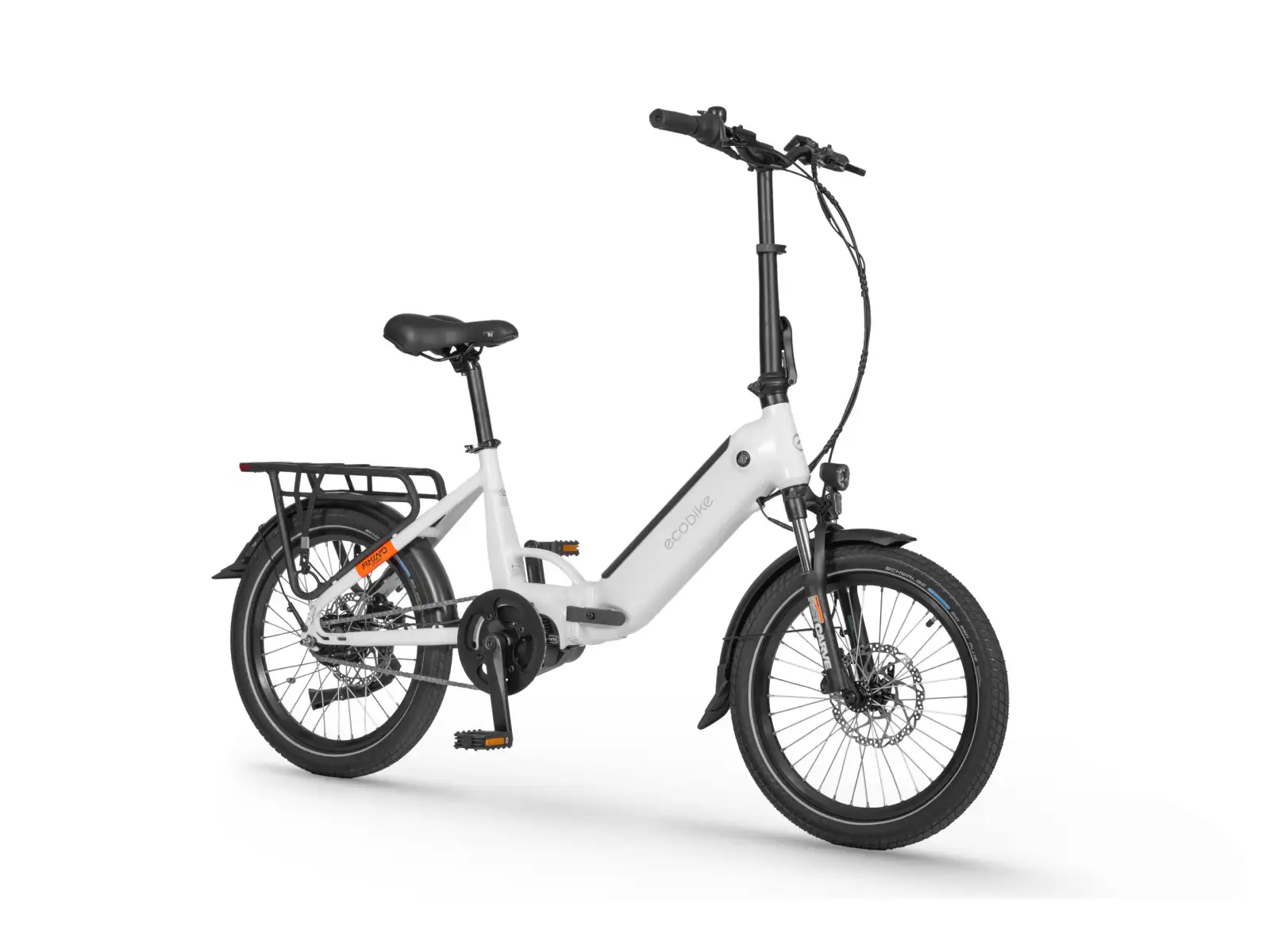 Ecobike Rhino Cruise 504 Wh Arctic White skladací elektrobicykel