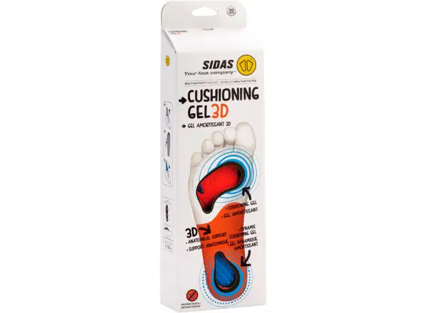 Vložky do topánok Sidas Cushioning Gel 3D 1 pár