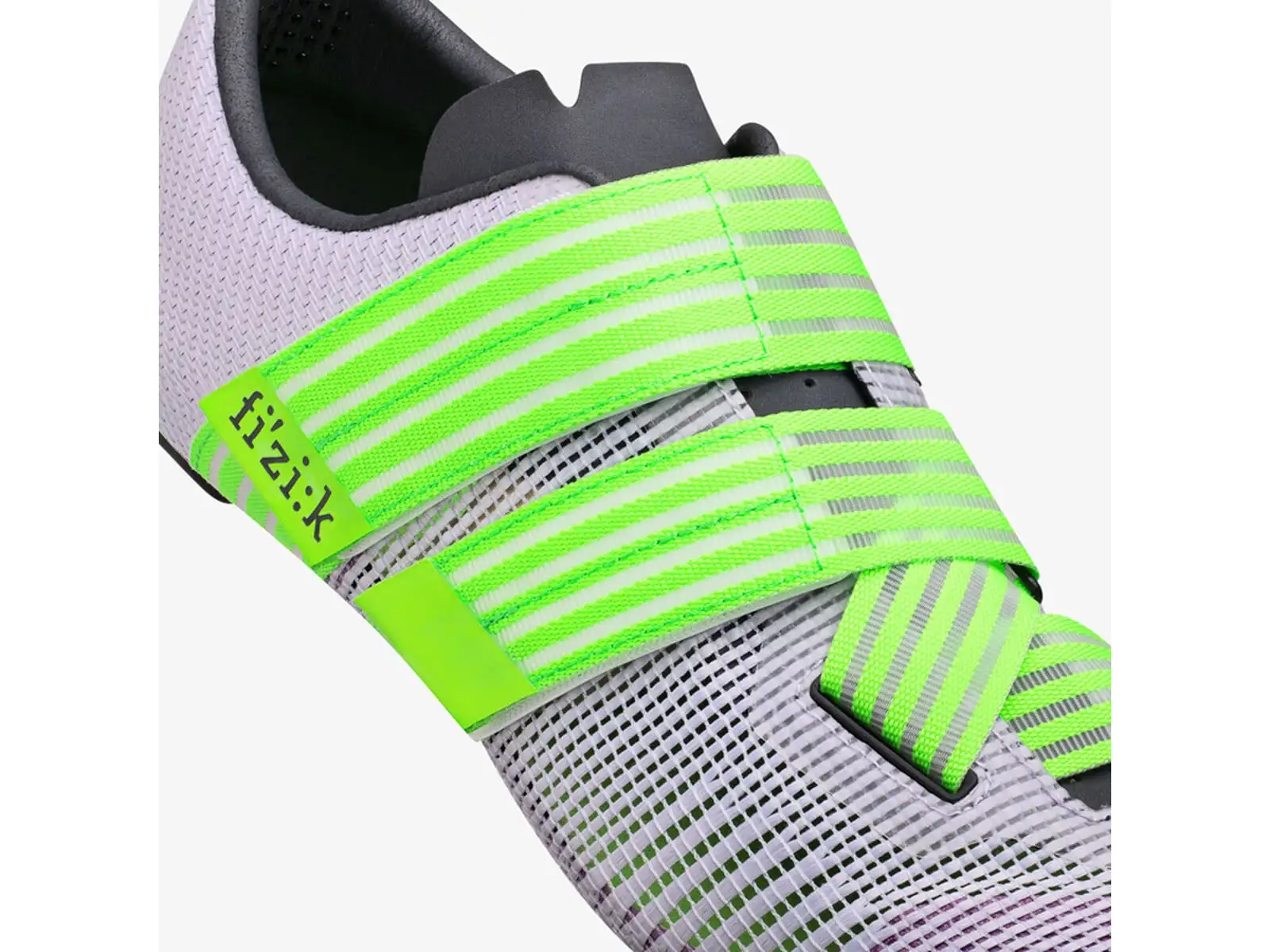 Fizik Vento Powerstrap Aeroweave cestné tretry Light Violet/Neon Green