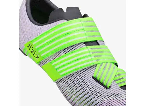 Fizik Vento Powerstrap Aeroweave cestné tretry Light Violet/Neon Green