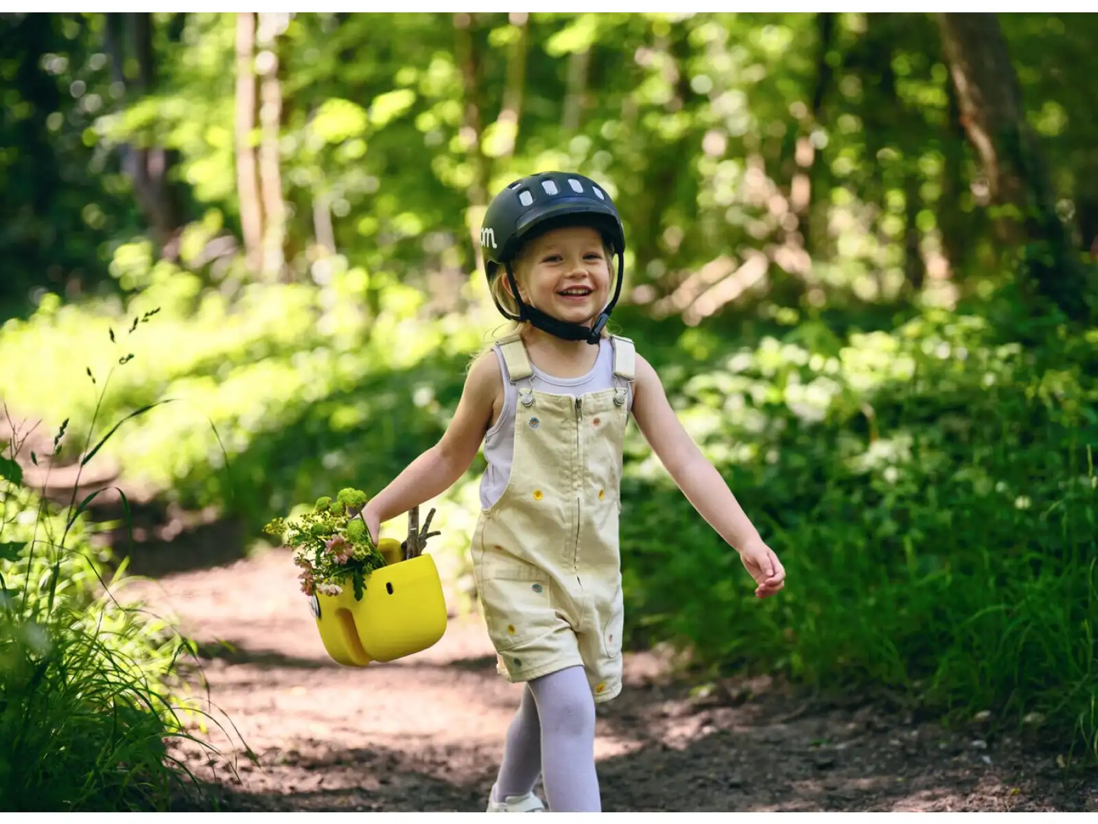 Woom POP košík na bicykel Wild Violet