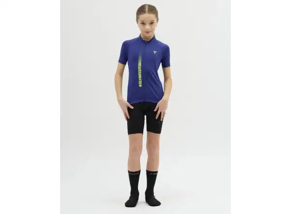 Silvini Mazzani detský dres krátky rukáv Blue/Neon