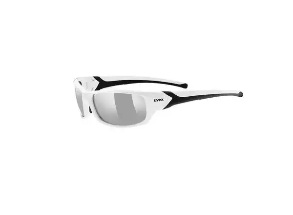 Slnečné okuliare Uvex Sportstyle 211 White, Black/Litemirror silver