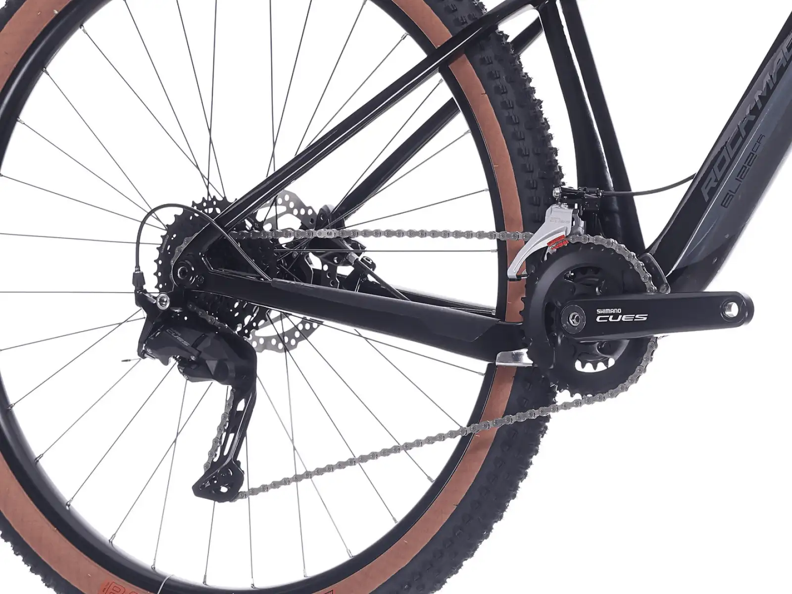 Rock Machine Blizz Cr 20 horský bicykel Gloss Basalt Black