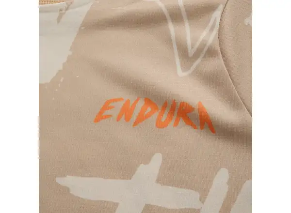 Endura SingleTrack Print Tee BSA dámsky dres krátky rukáv Brown
