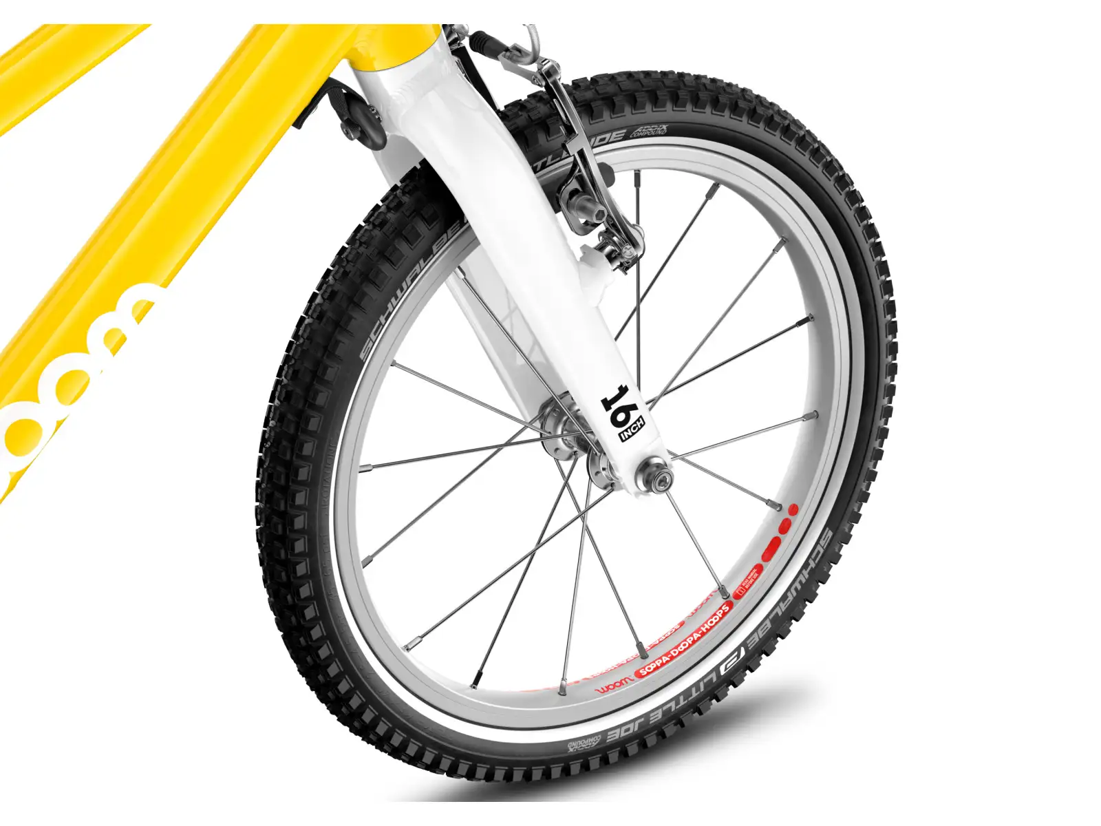 Woom GO 3 Vibrant Yellow 16 detský bicykel